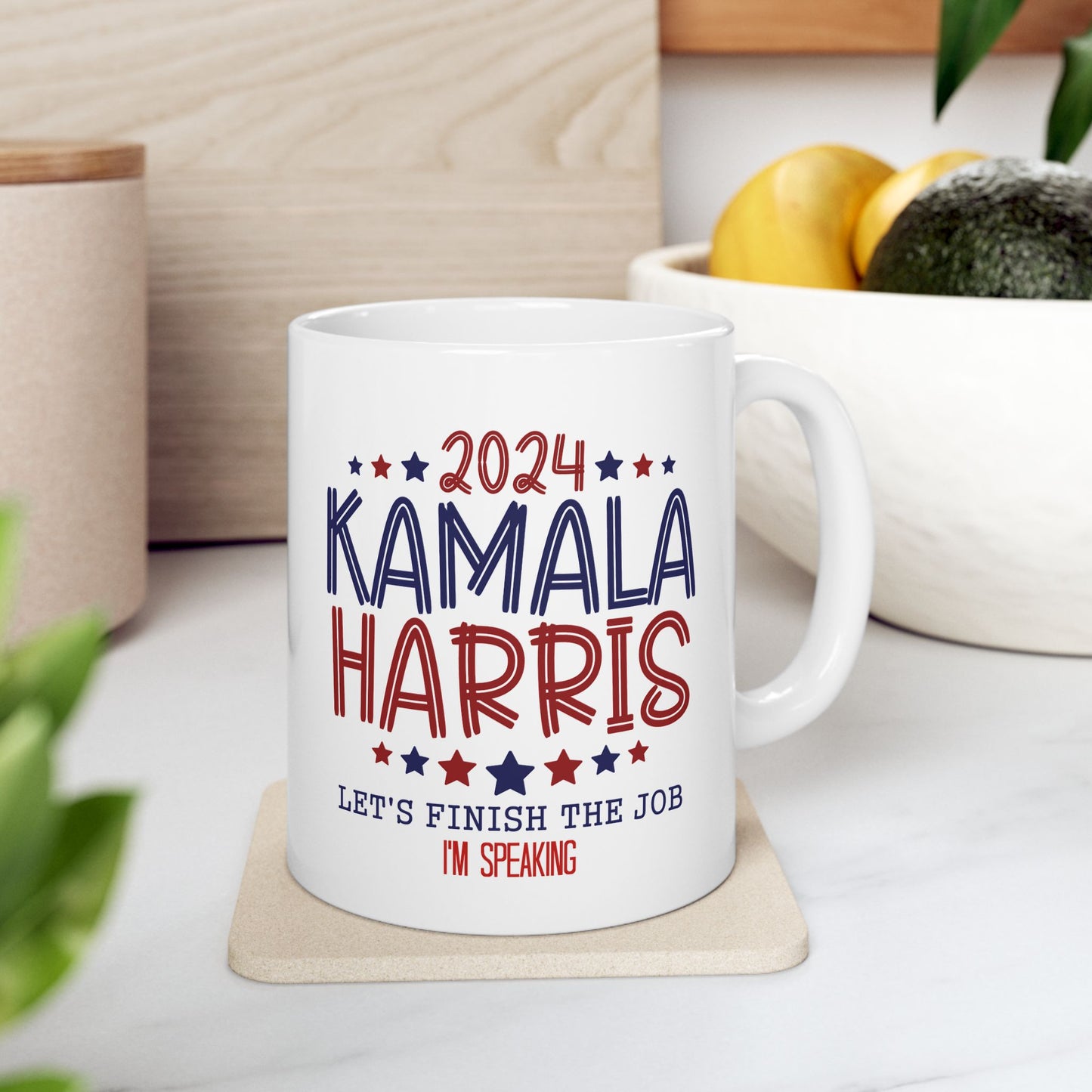 Kamala Harris Ceramic Mug, (11oz, 15oz)