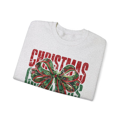 Christmas Coquette Bow Sweatshirt