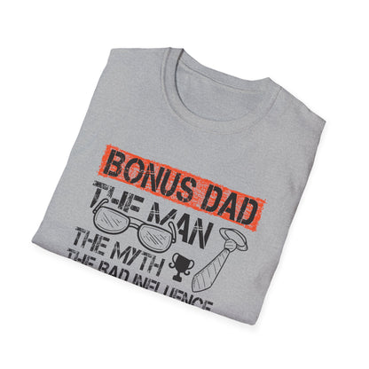 Funny Bonus Dad Soft T-Shirt