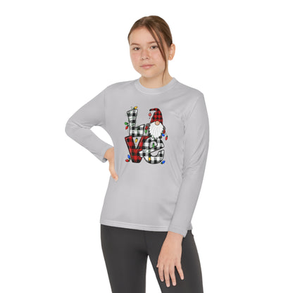 Happy Holidays Gnome Youth Long Sleeve T-Shirt