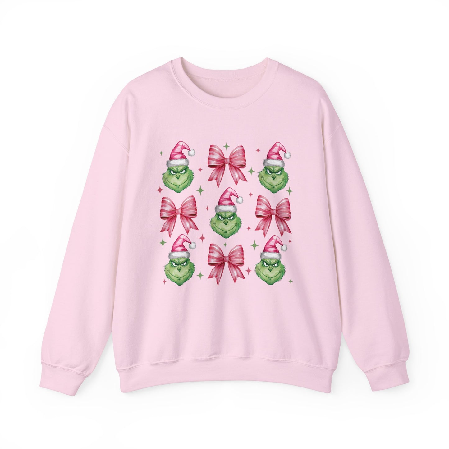 Coquette Grinch Christmas Sweatshirt