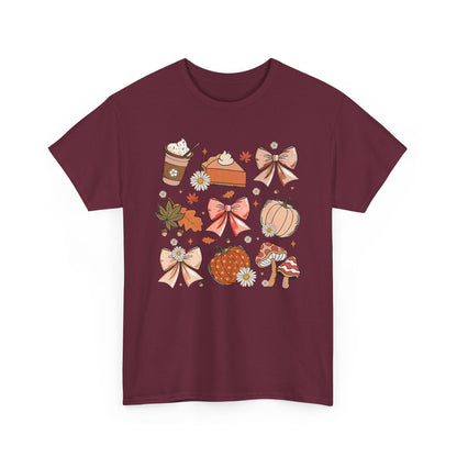 Fall Vibes Coquette Unisex Heavy Cotton T-Shirt