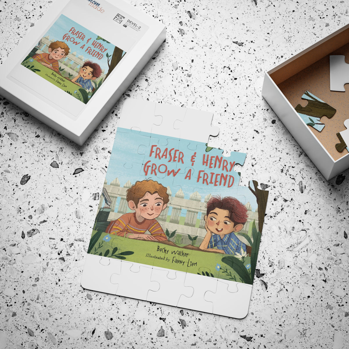 Kids' 30-Piece Fraser & Henry Grow a Friend Puzzle