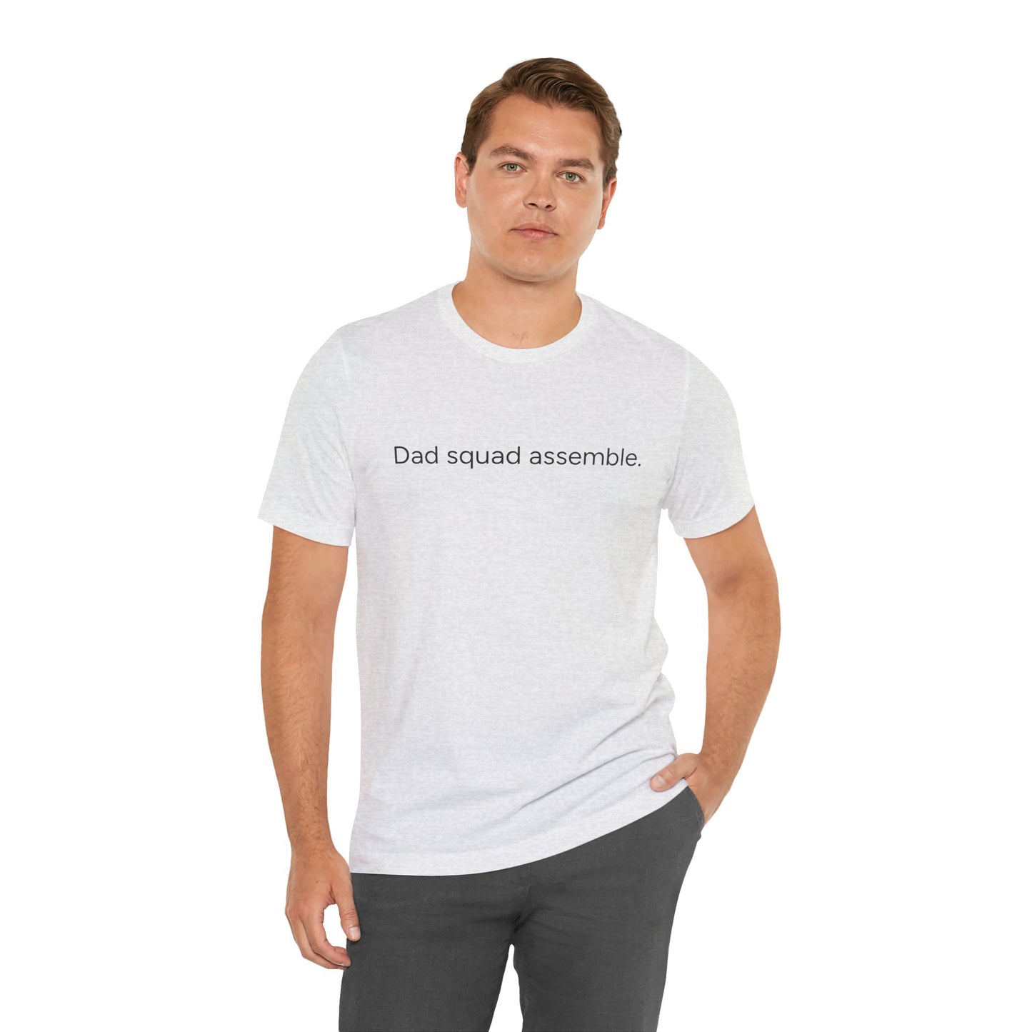 Funny Dad Squad Assemble Short Sleeve Tee