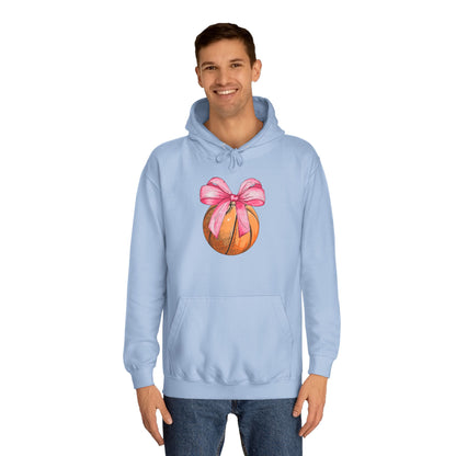 Basketball Coquette Unisex College Hoodie