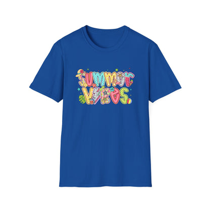 Colorful Summer Vibes Unisex Softstyle T-Shirt
