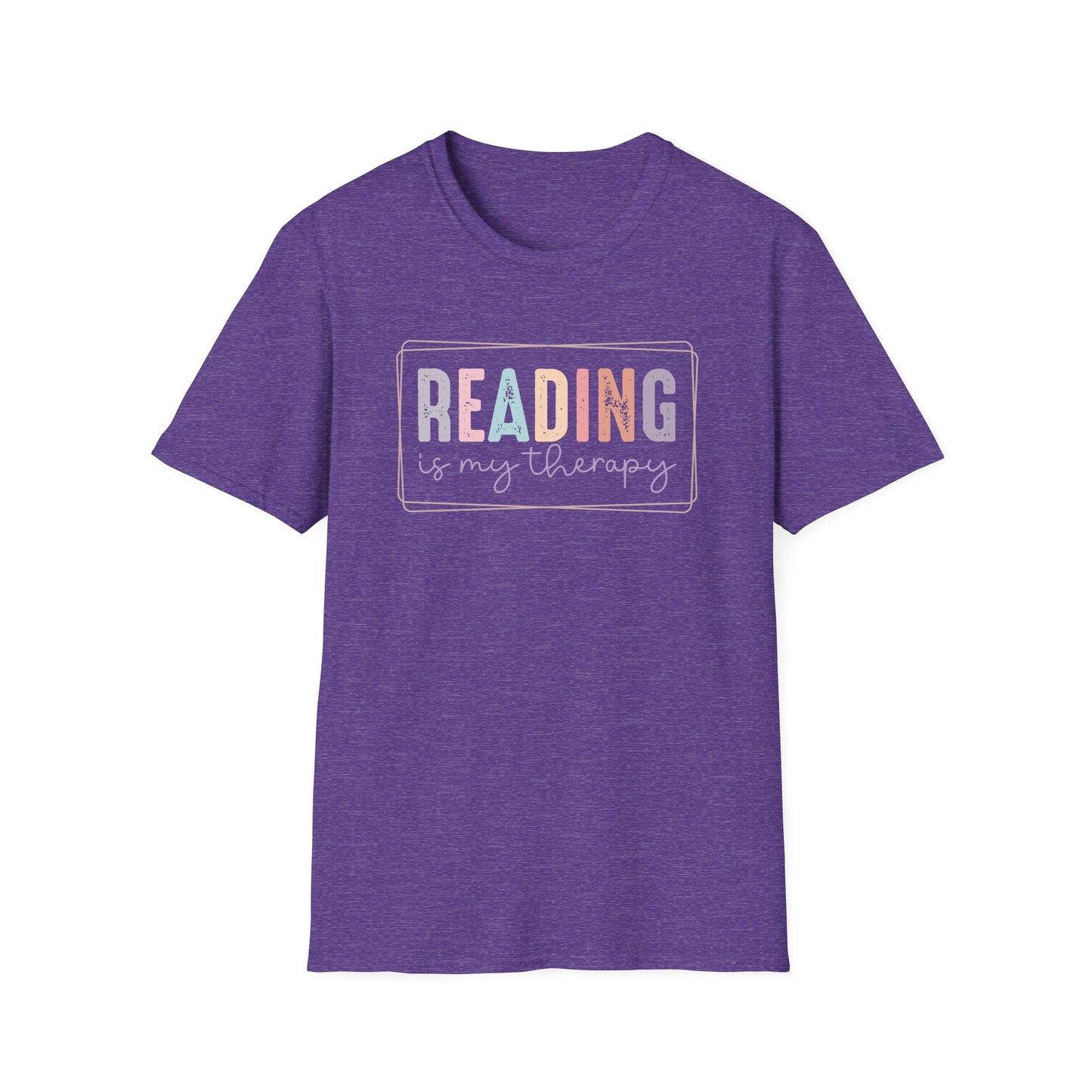 Reading is My Therapy Unisex Softstyle T-Shirt
