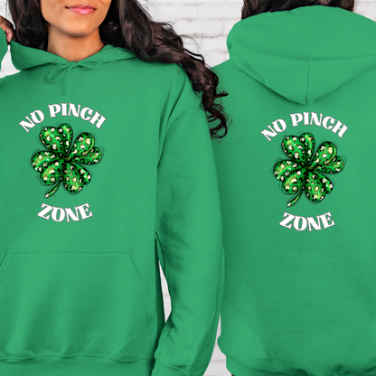 St. Patrick's Day No Pinch Zone Hoodie Sweatshirt