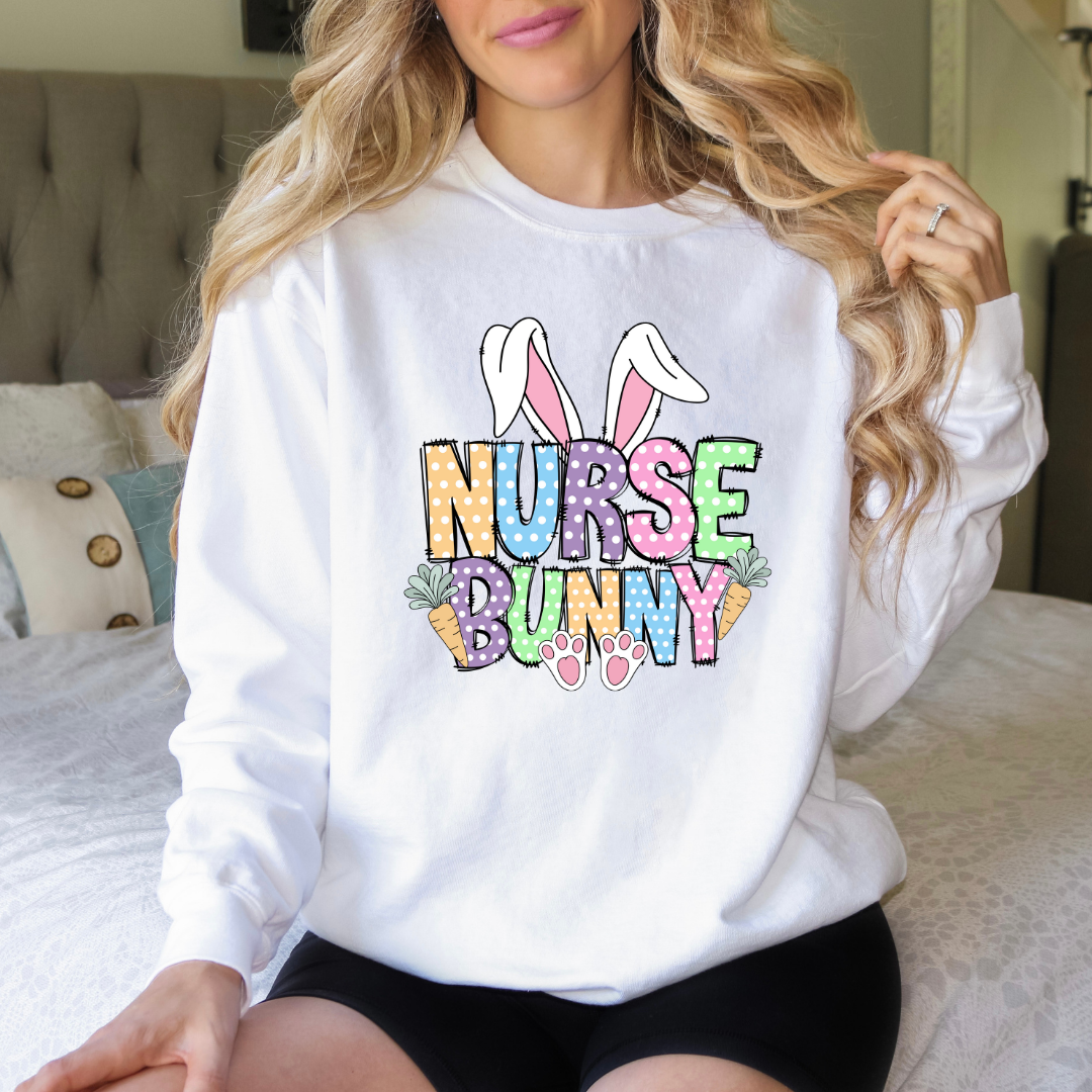 Nurse Bunny Easter Sweatshirt