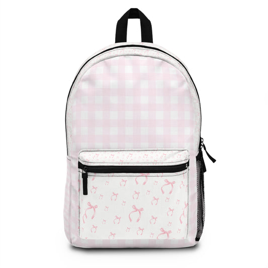 Pink Coquette School Backpack