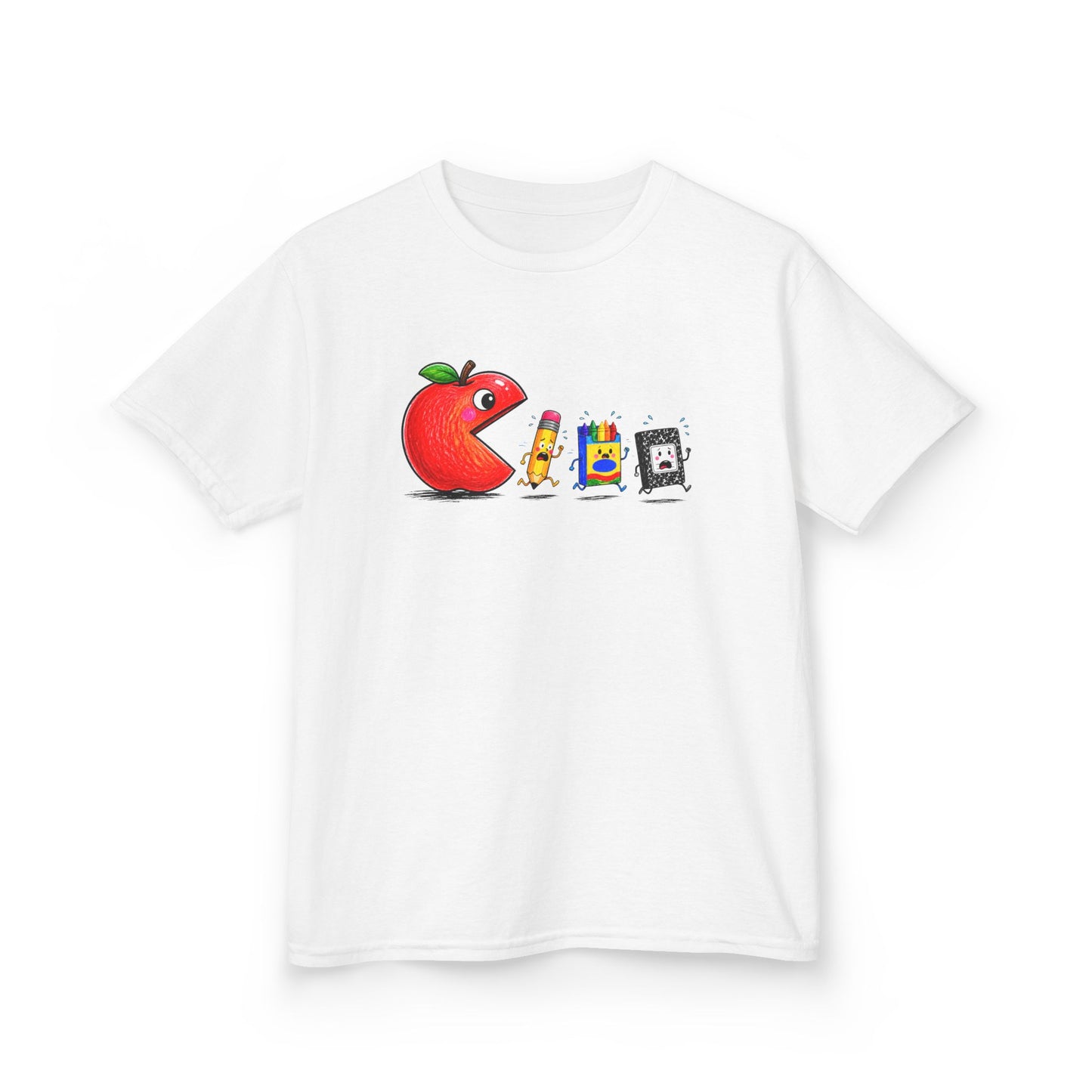 Kids Pac Man Back to School Tee