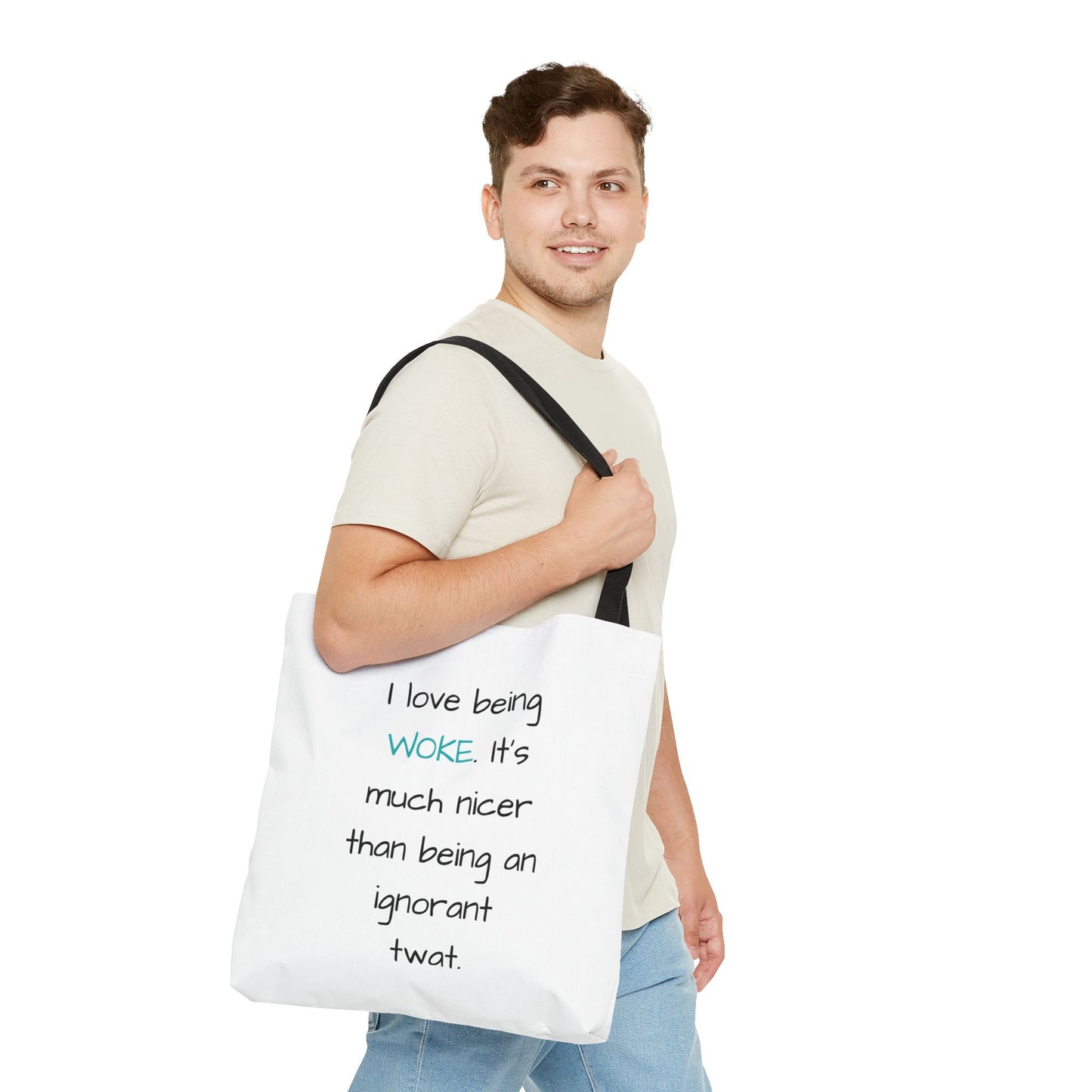 Woke Rainbow Tote Bag