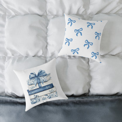 Coquette Book Stack Decorative Pillow