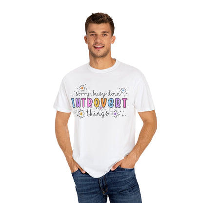 Introvert Vibes Funny Unisex T-Shirt