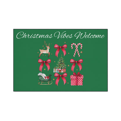 Christmas Vibes Welcome Heavy Duty Floor Mat