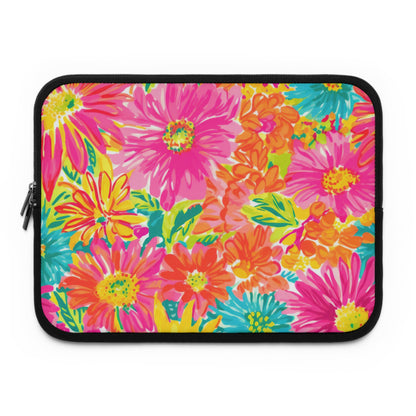 Bright Floral Laptop Sleeve