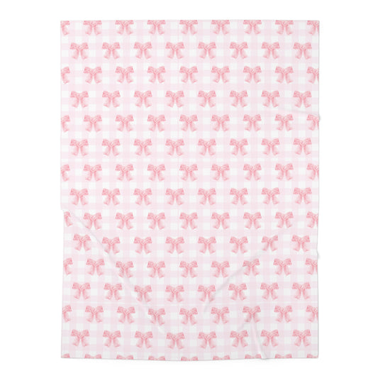 Coquette Baby Girl Swaddle Blanket