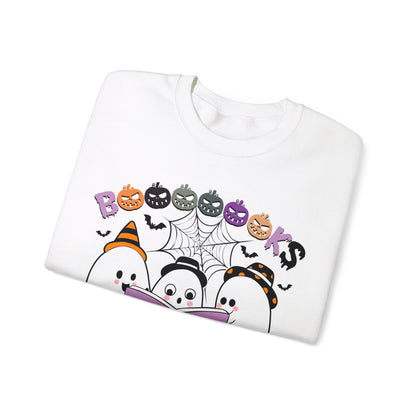 Cute Ghosts Reading Books Sweatshirt