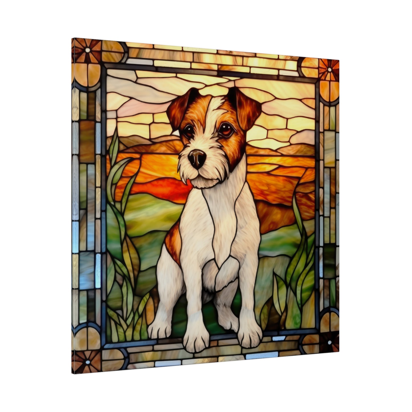 Jack Russell Wall Art Matte Canvas