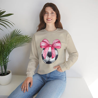 Soccer Coquette Adult Size Sweatshirt