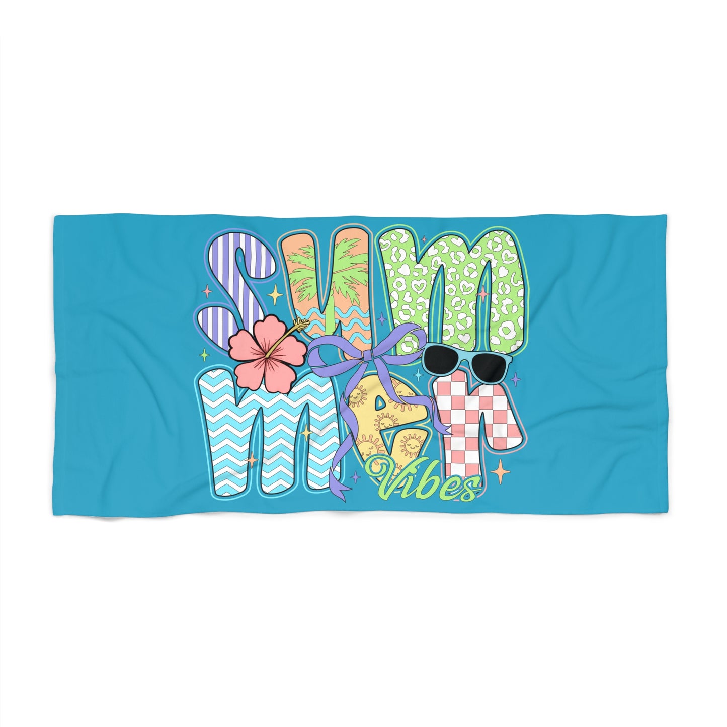 Summer Vibes Beach Towel