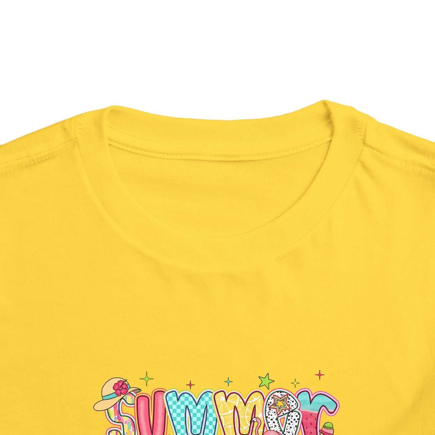 Summer Vibes Colorful Toddler Tee