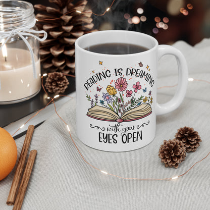 Reading is Dreaming Mug 11oz