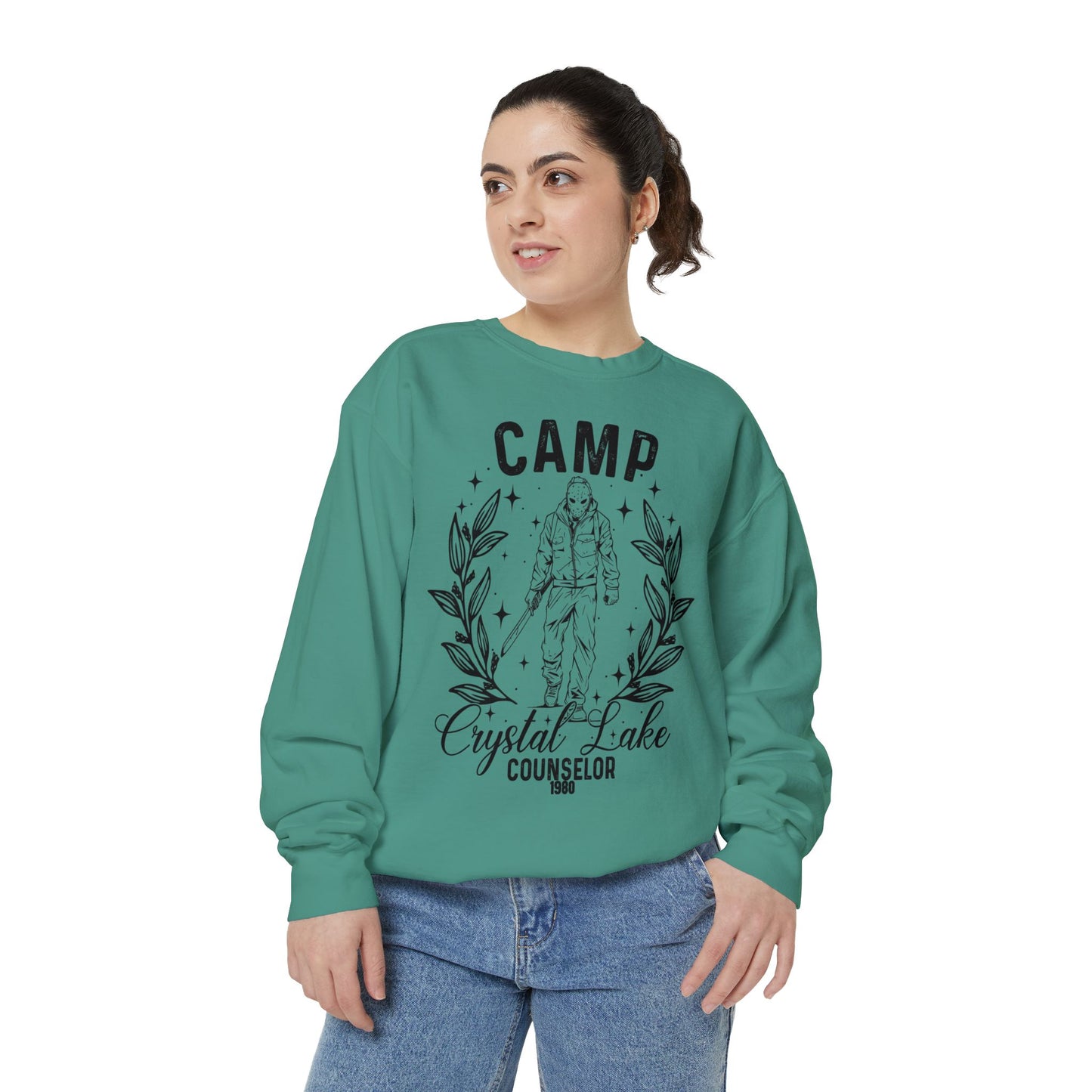 Halloween Camp Crystal Lake Comfort Colors Sweatshirt