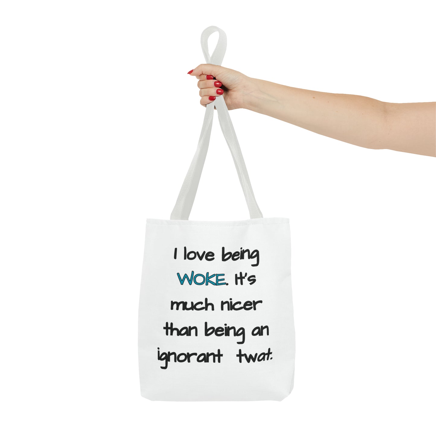 I Love Being Woke Tote Bag (AOP)