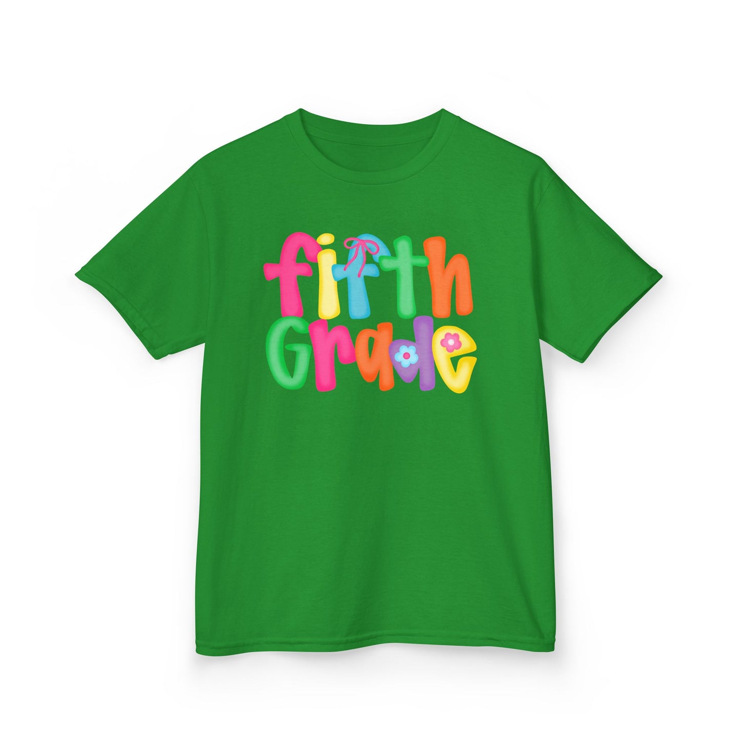 Back to School Fifth Grade Kids Tee