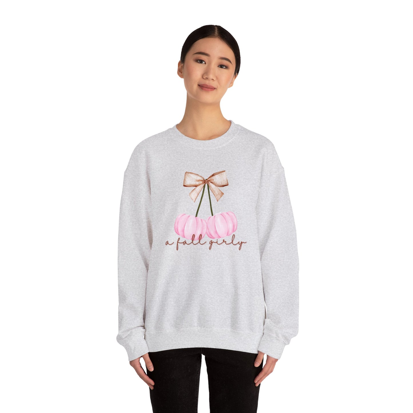 A Coquette Fall Girly Sweatshirt