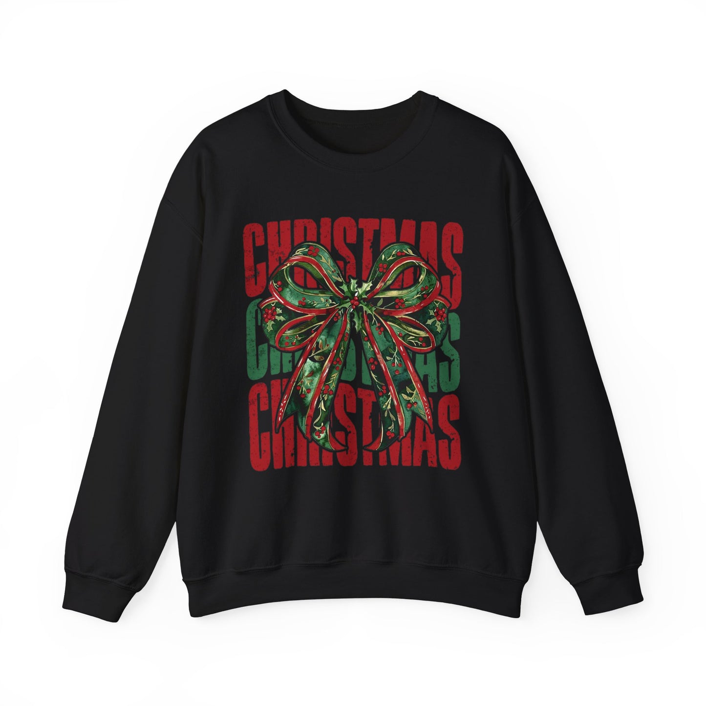 Christmas Coquette Bow Sweatshirt