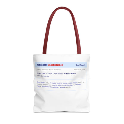 Tote Bag — Publishers Marketplace Announcement Tote