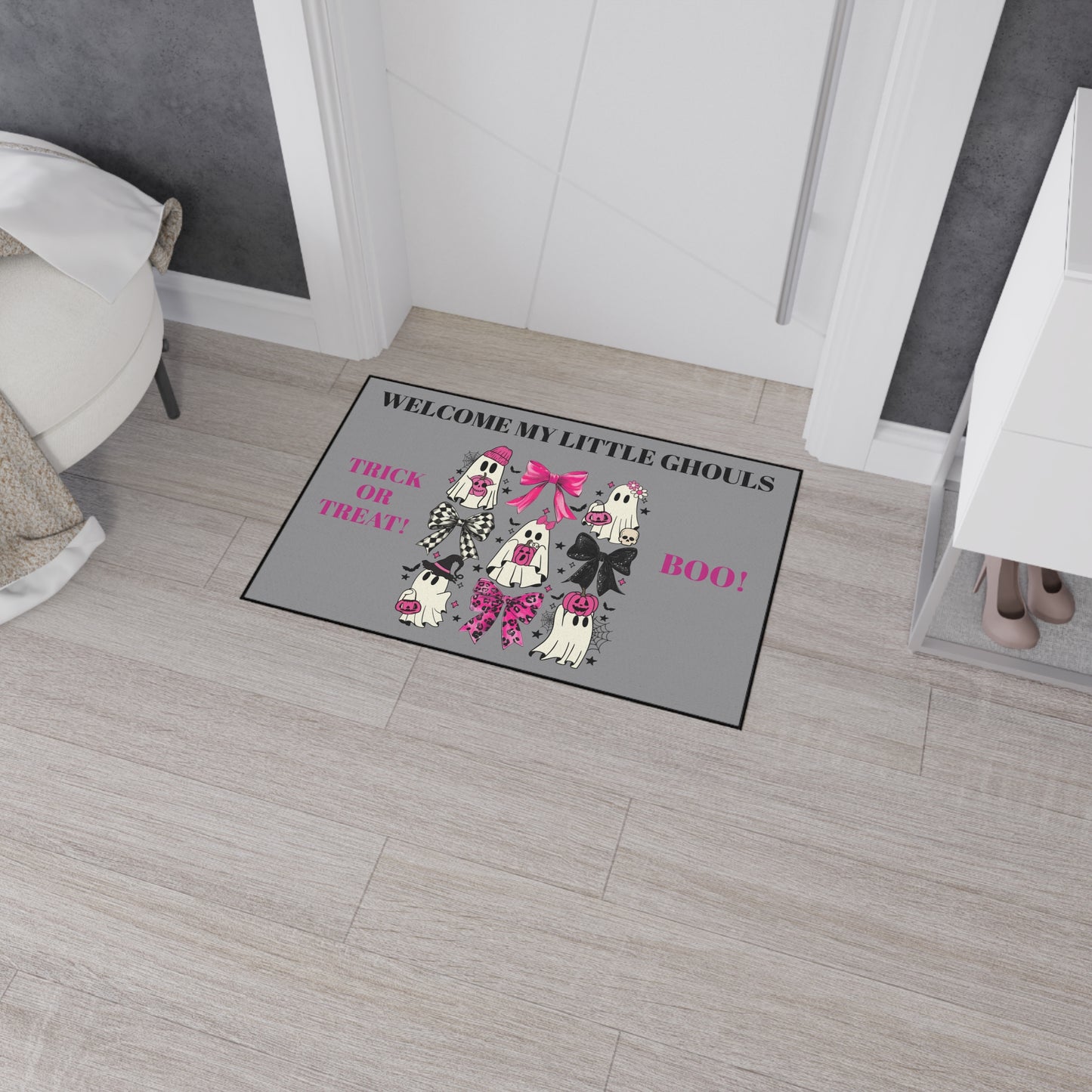 Welcome My Little Ghouls Halloween Welcome Mat