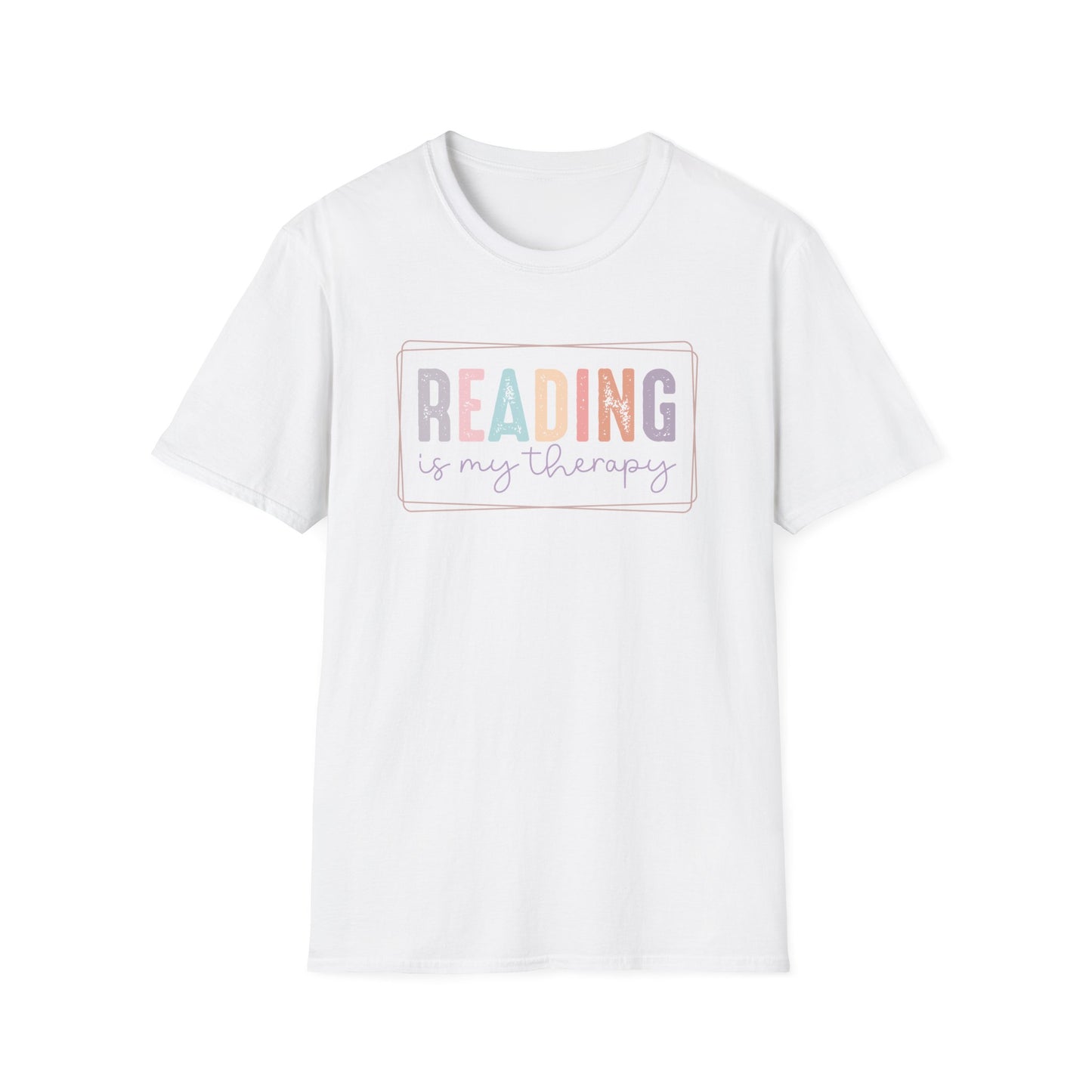 Reading is My Therapy Unisex Softstyle T-Shirt
