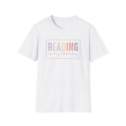 Reading is My Therapy Unisex Softstyle T-Shirt