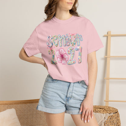 Senior 2027 Floral Graduation T-Shirt
