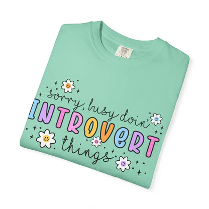 Introvert Vibes Funny Unisex T-Shirt