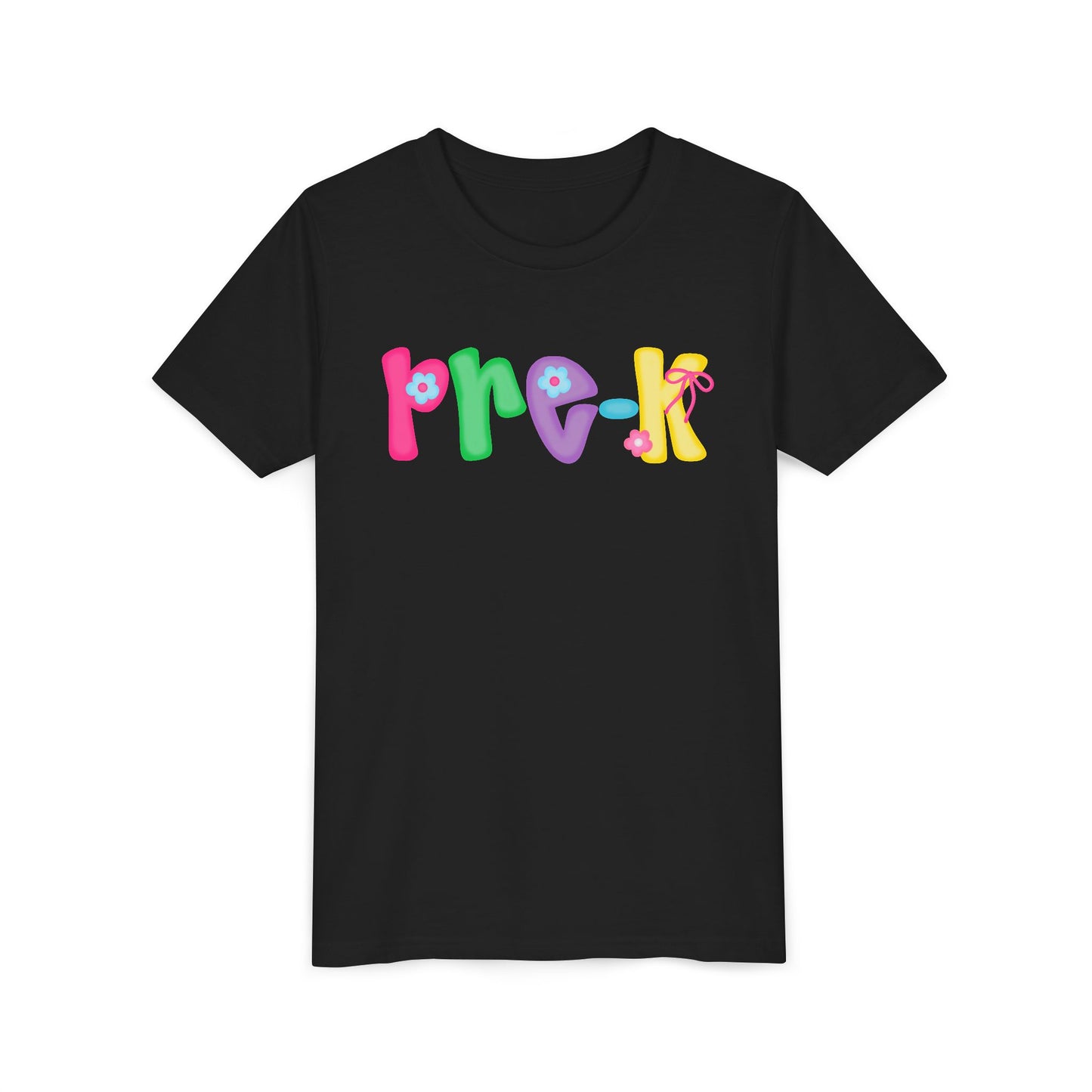Colorful Pre-K Youth Back to School Tee