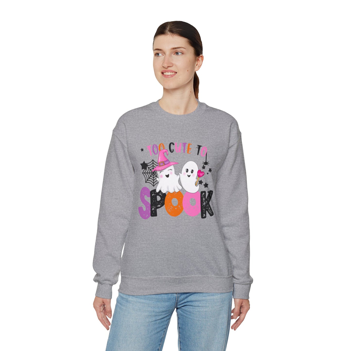 Too Cute to Spook Halloween Sweatshirt