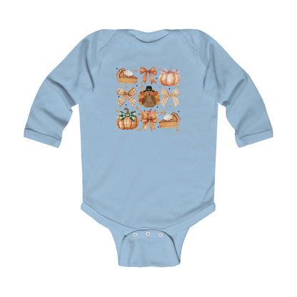 Coquette Thanksgiving Infant Long Sleeve Bodysuit Onesie