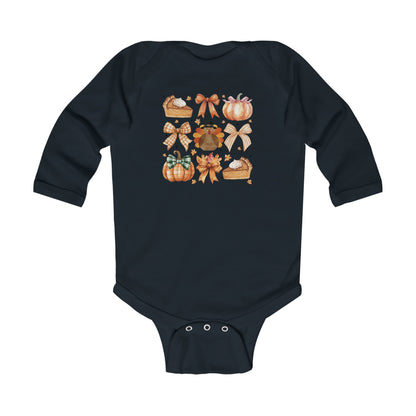 Coquette Thanksgiving Infant Long Sleeve Bodysuit Onesie