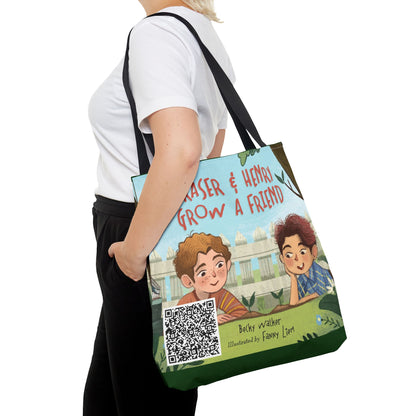 Fraser & Henry Grow a Friend Book Illustration Tote Bag