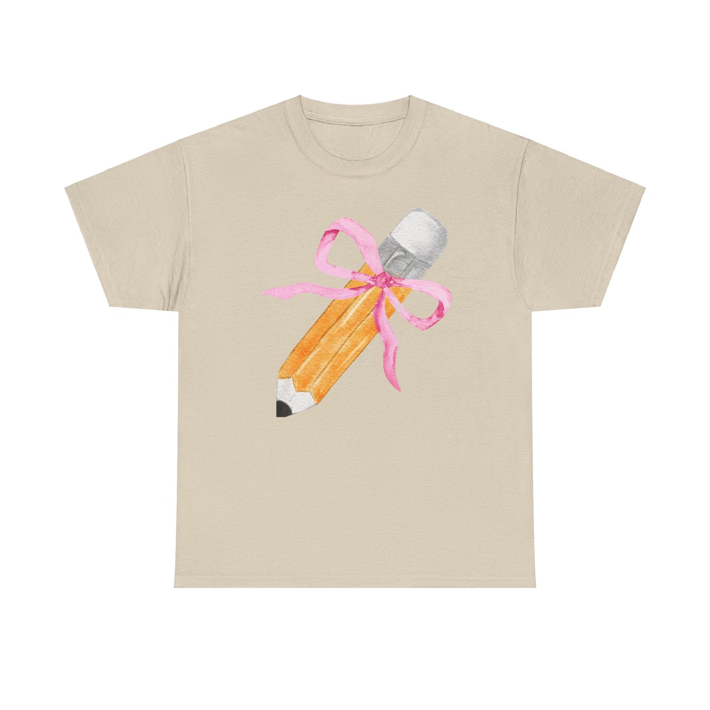 Back to School Pencil Bow Coquette T-Shirt