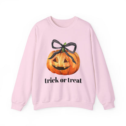 Trick or Treat Halloween Pumpkin Sweatshirt