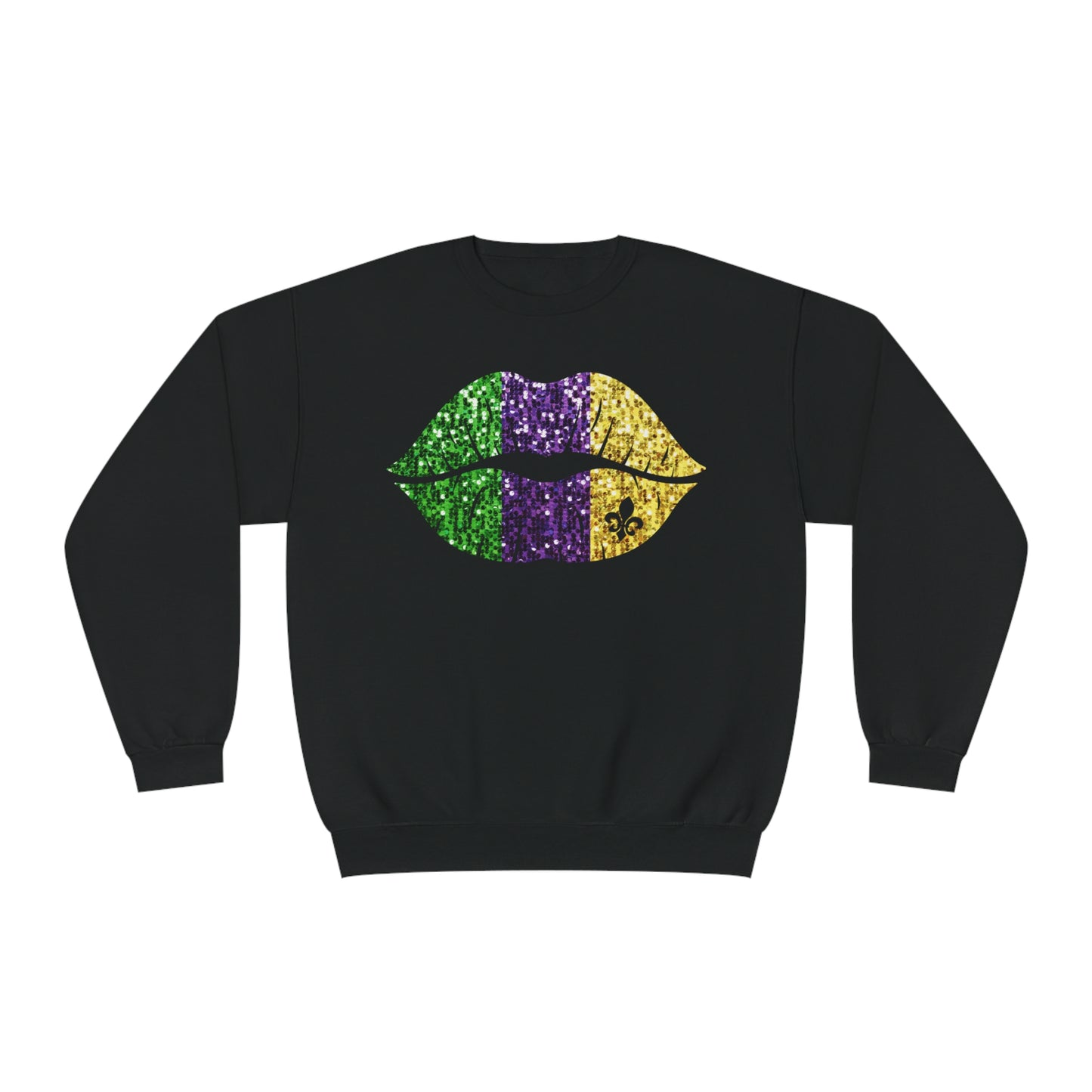 Mardi Gras Lips Sweatshirt