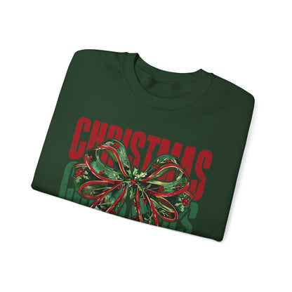 Christmas Coquette Bow Sweatshirt