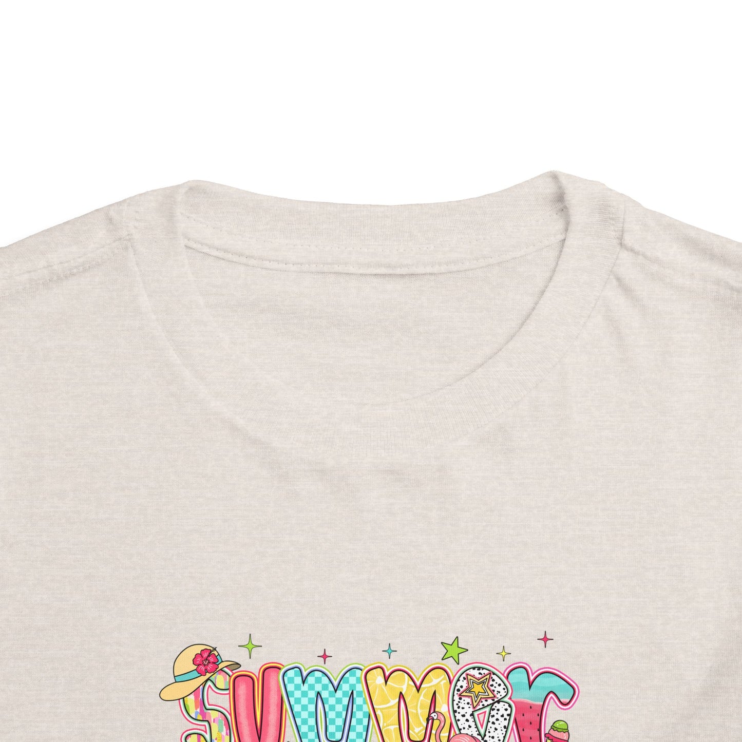 Summer Vibes Colorful Toddler Tee