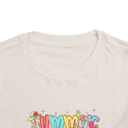 Summer Vibes Colorful Toddler Tee