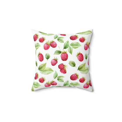 Coquette Raspberry Square Pillow